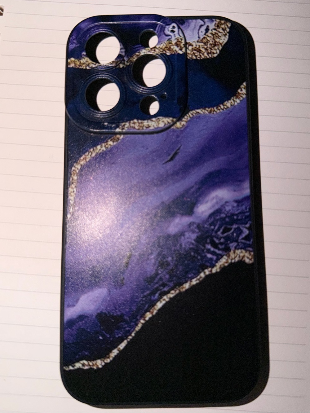 iPhone 15 pro max -phone casePurple Marble Phone Case - Unbranded Protective cas